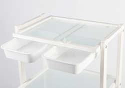 Косметологічний візок s2-2l-w