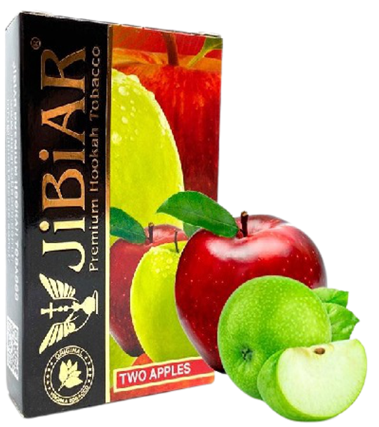 Табак Jibiar Two Apple (Джибиар Двойное Яблоко) 50г