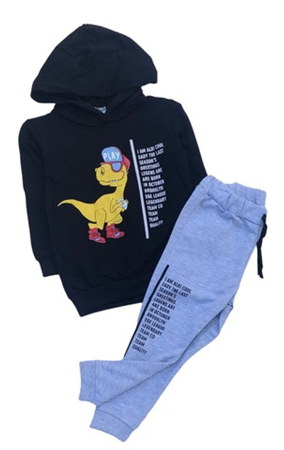 Костюм 2в1: худі, штани "Play", двунитка ТМ "Bebico" (104 см)