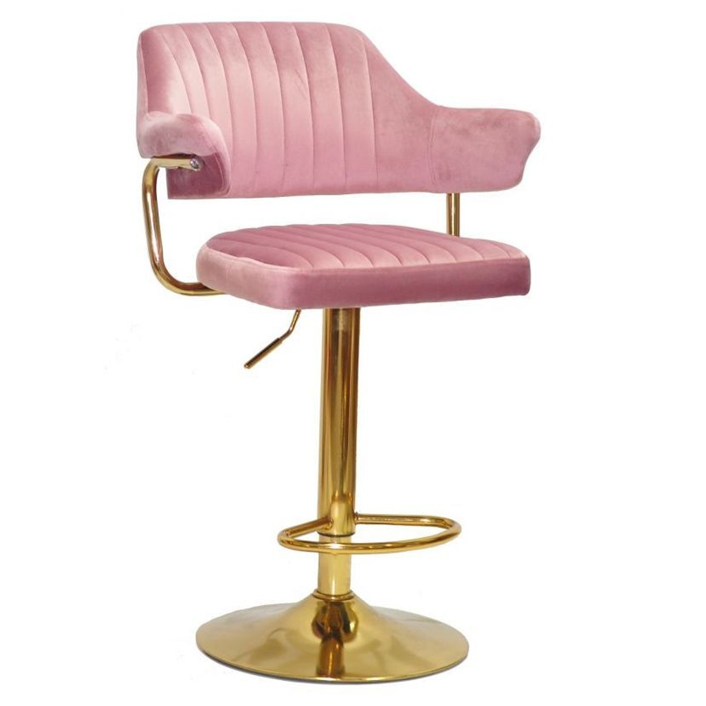 Стільчик для візажу Jef velor Gold