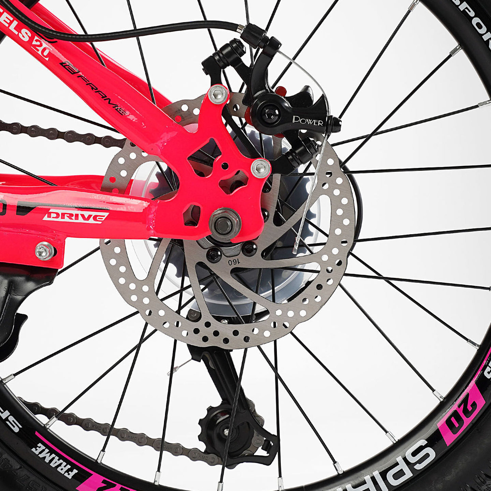Детский спортивный велосипед 20 дюймов Corso Spirit, оборудование Shimano