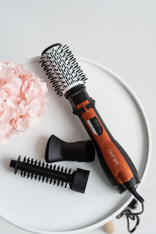 Фен-браш з обертанням 3в1 Gemei