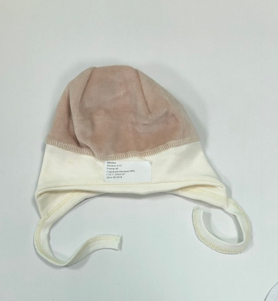 Шапочка, велюр ТМ "Happy ToT"