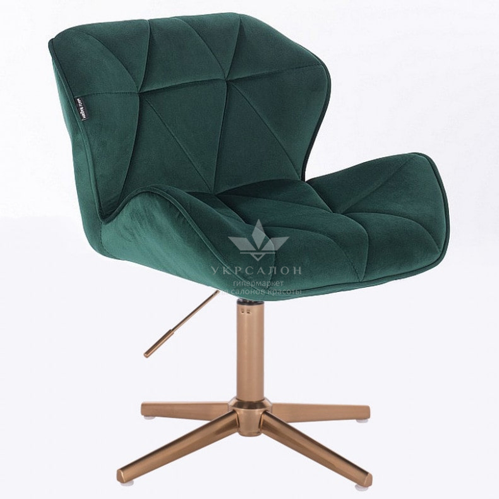 Стільчик клієнта Paris Velor gold cross