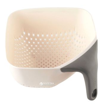 Друшляк Joseph Joseph Square 21x21 см Білий з Сірим (40058)