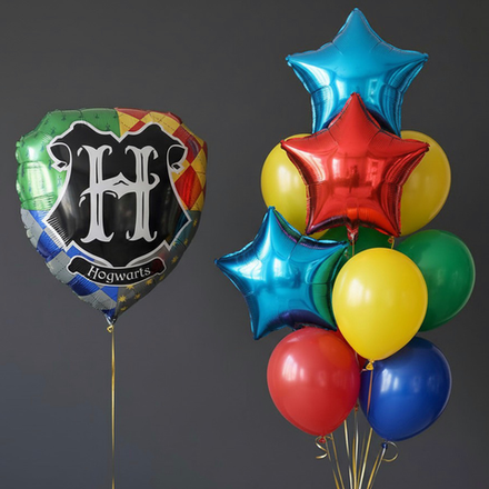 Кульки Гаррі Поттер: яскраві латексні, зірки та емблема
