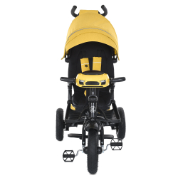 Дитячий триколісний велосипед Turbo Trike MT 1007 гумові колеса