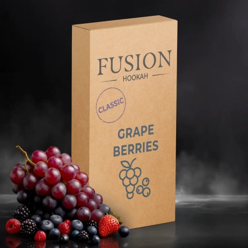 Табак для кальяна Fusion Classic Grape Berries (Фьюжин Классик Виноградная Ягоды) 100г
