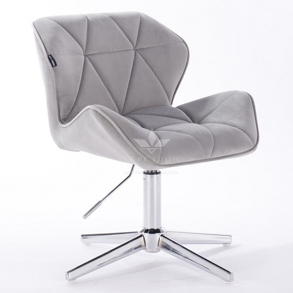 Стільчик клієнта Paris velor cross