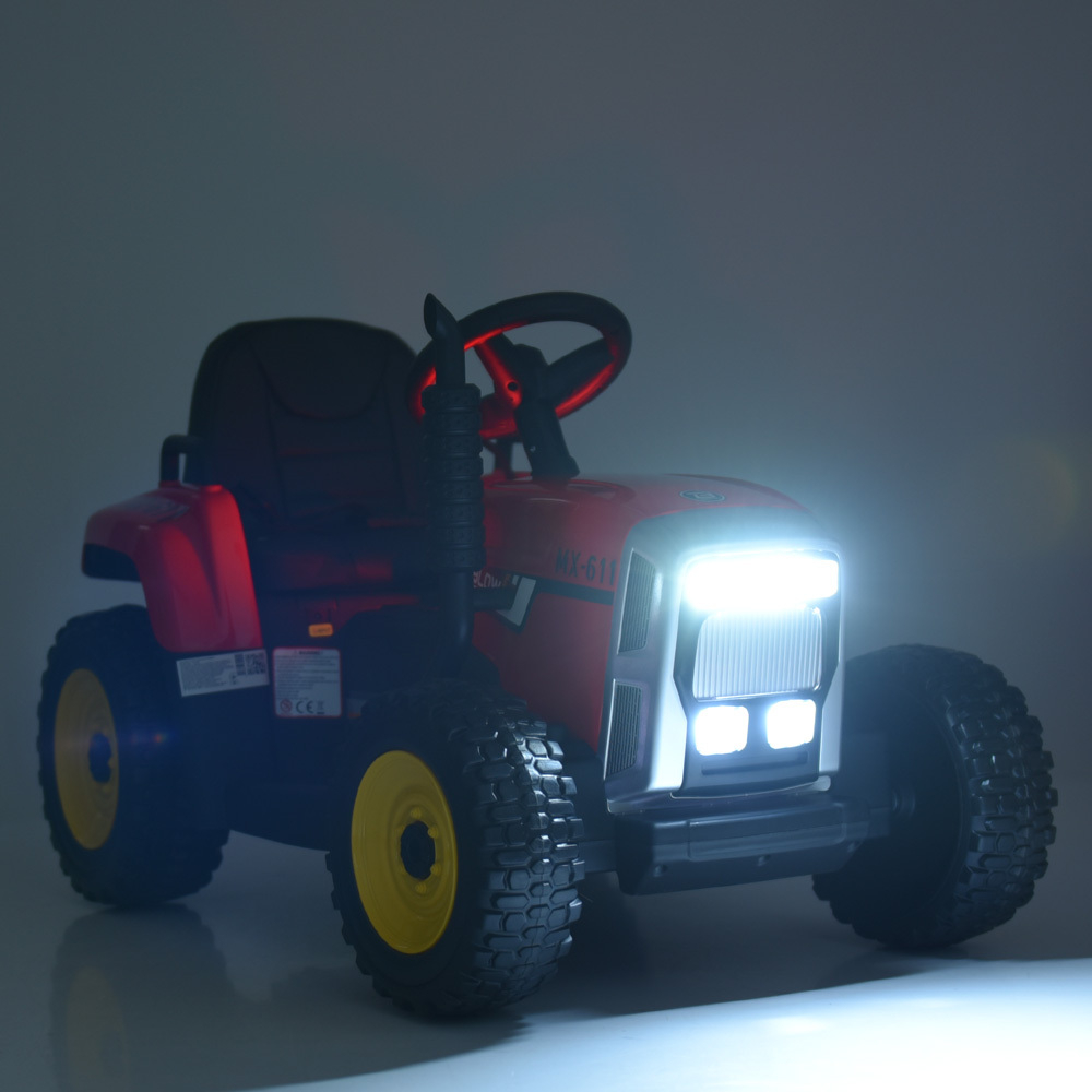 Детский электромобиль трактор с прицепом "WeKids Cars"