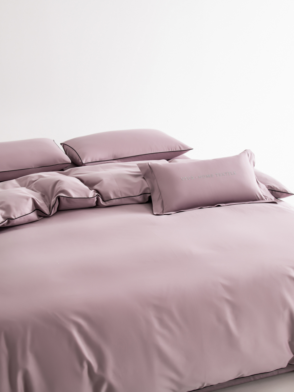 Комплект постельного белья Однотонный Сатин Элитный OCE008