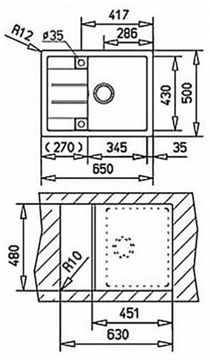 Кухонна мийка TEKA ASTRAL 45 B-TG алебастр