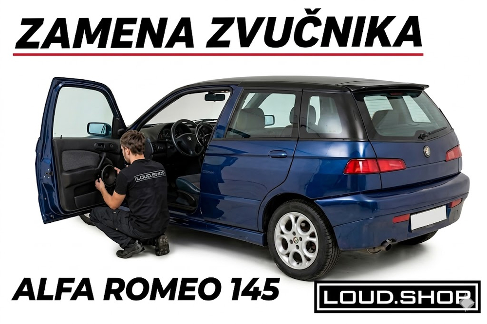 Komplet Zvučnika Alfa Romeo 145