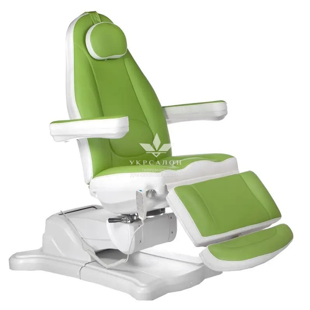 Косметологическая электрическая кушетка Mazaro BR-6672 (4 мотора), зеленый