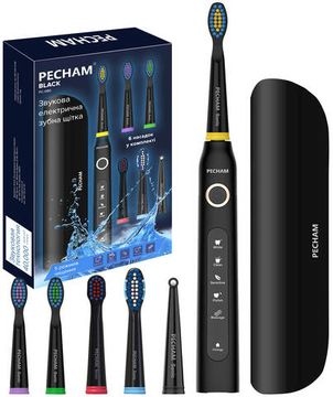 Електрична зубна щітка PECHAM Black Travel PC-080