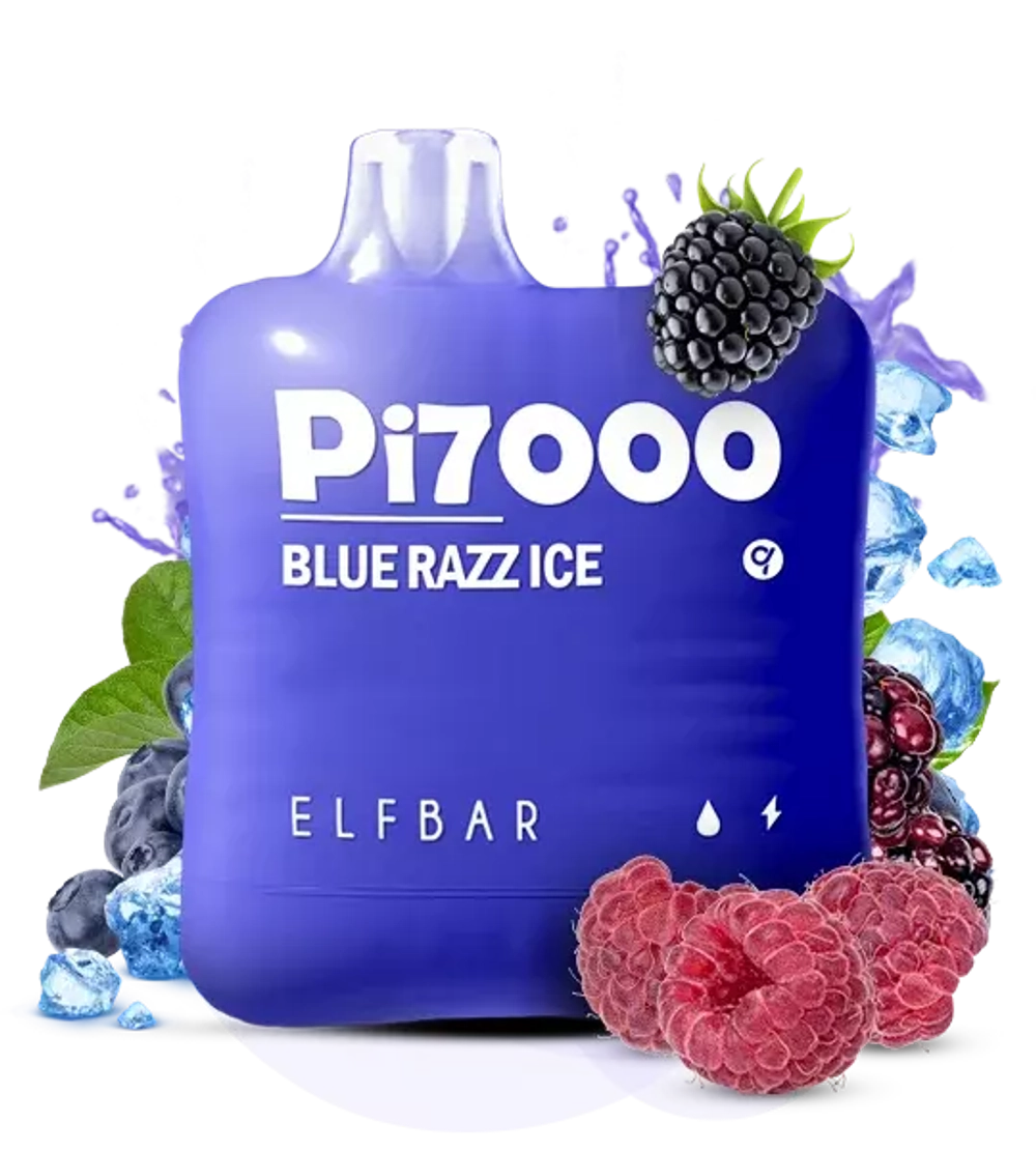 ELF BAR Pi7000 Bluerazz Ice 5% nic
