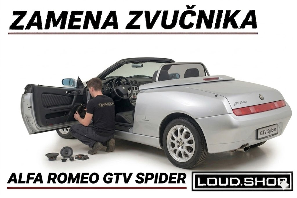 Komplet Zvučnika Alfa Romeo GTV Spider