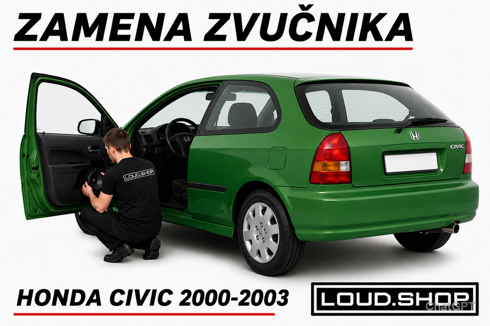 Komplet Zvučnika Honda Civic 2000-2003