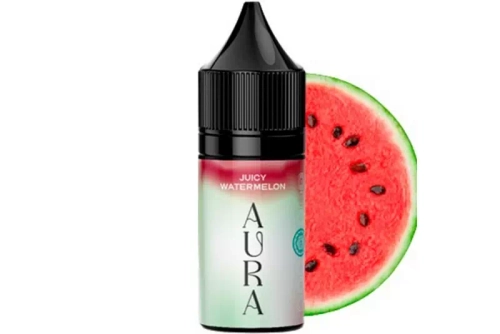 Солевая Жидкость Aura Juicy Watermelon 30ml (Аура Арбузный Сок) 30mg | 50mg