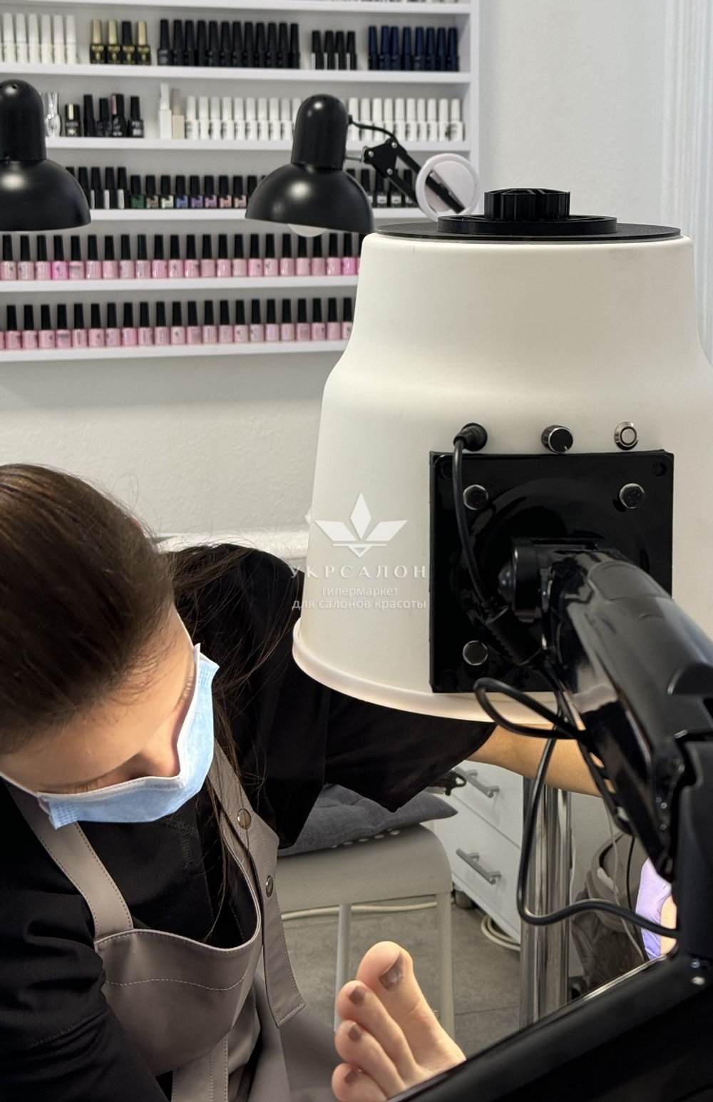 Витяжка для манікюру та педикюру Keratex Nails Pro з фільтром