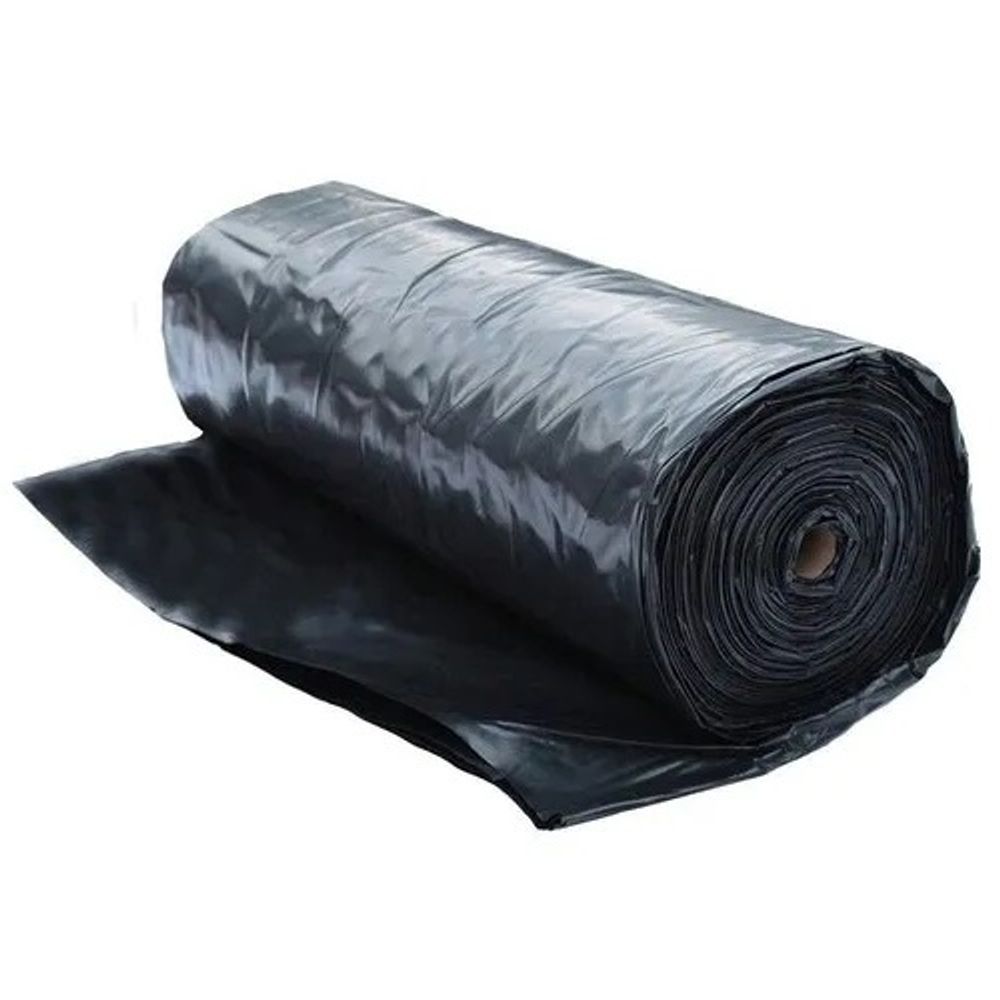 Плёнка чёрная для мульчирования (под клубнику), 40мкм. 1,2 м/500м. полиэтиленовая