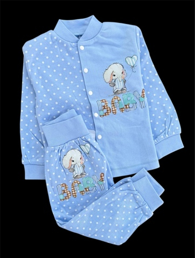 Костюм 2в1: кофта, штани "Принт", інтерлок ТМ "Happy" (80 см)