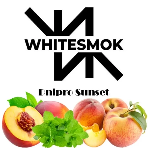 Тютюн White Smok Dnipro Sunset (Вайт Смок М'ята Персик) 50г