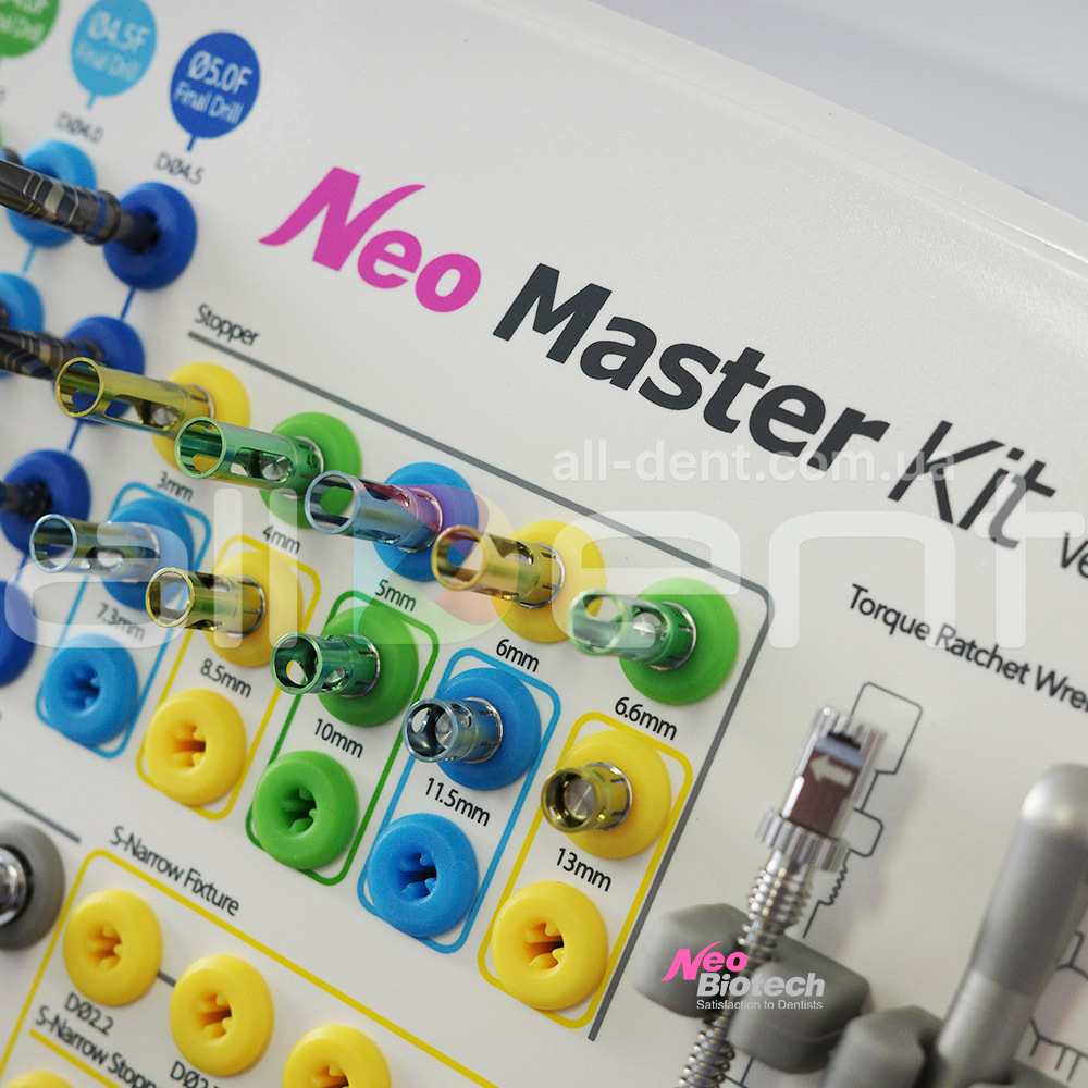 Набір для встановлення імплантів NeoBiotech SMI implant | NeoMasterKit