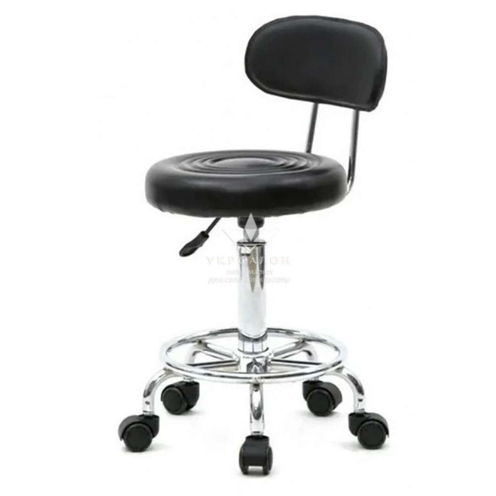 Cтульчик мастера эконом со спинкой