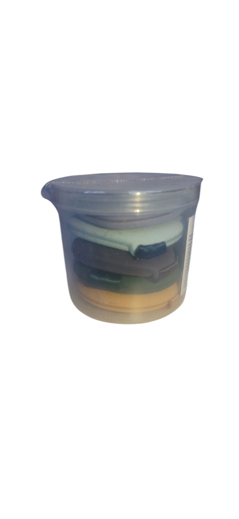 Спонж косметический плоский Doego, 5 шт