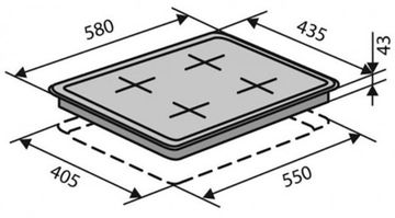 Варильна поверхня газова VENTOLUX HG640-A1 EET (WH)