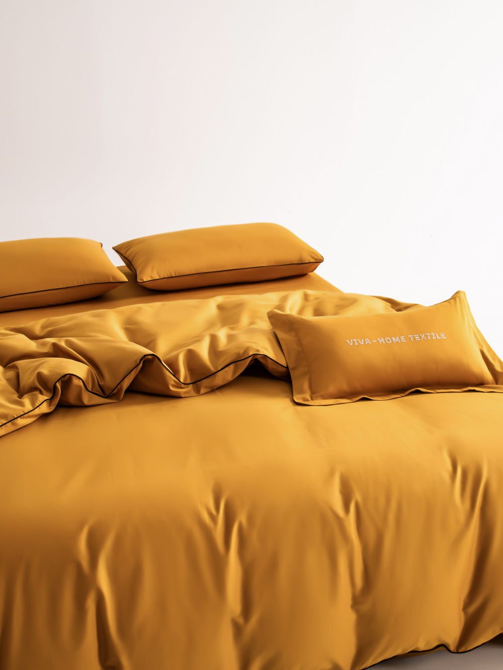 Комплект постельного белья Однотонный Сатин Элитный OCE013