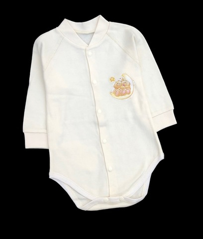 Боді з довгим рукавом "Принт", інтерлок ТМ "Happy ToT" (74 см)