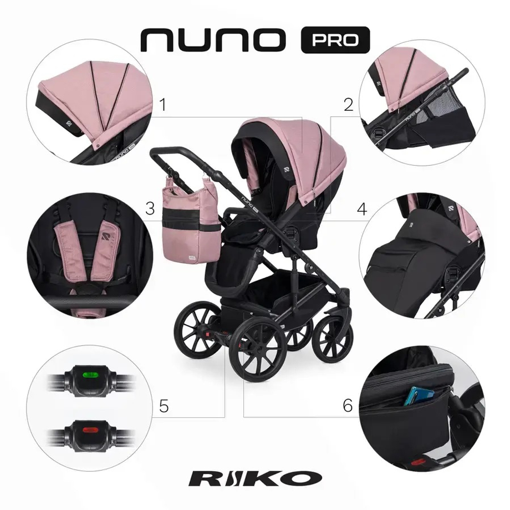 Прогулянкова коляска 2 в 1 Riko Nuno Pro