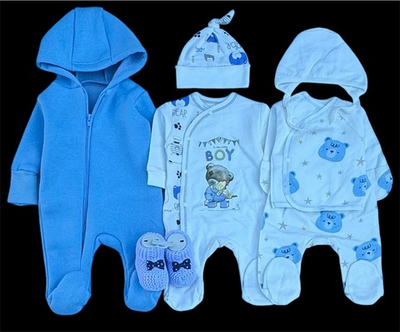 Гарний набір одягу для новонародженого хлопчика, якісний одяг для немовлят, зима, весна, зріст 56 см, бавовна