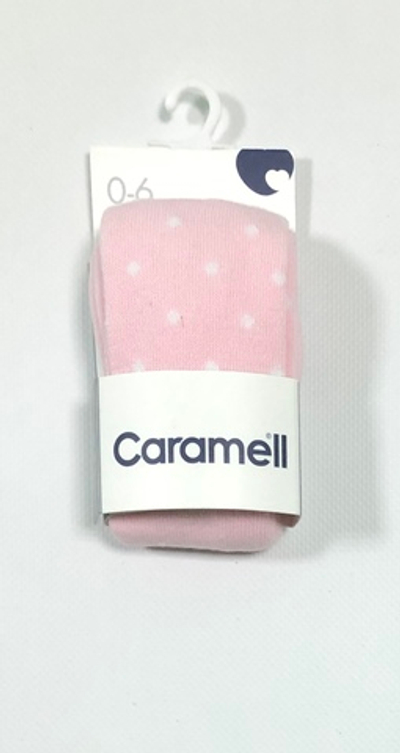 Колготки "Горошки", котон ТМ "Caramell" (0-6 міс)