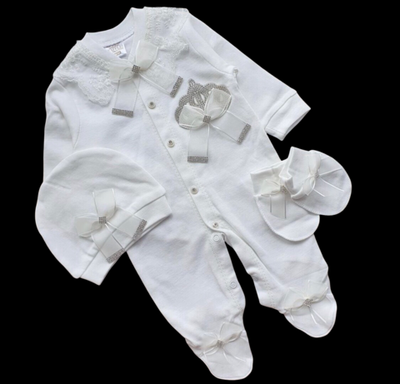 Чоловічок із шапочкою та царапками "Елегант", бавовна ТМ "Waffle"