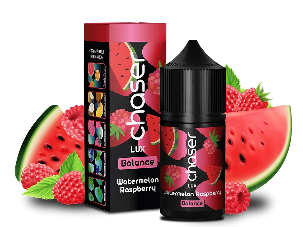 CHASER LUX Watermelon Raspberry (6.5%nic, 30ml)