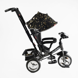 Дитячий триколісний велосипед Best Trike 6588 піна/фара, з батьківською ручкою