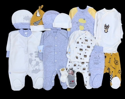 Гарний набір одягу для новонароджених, якісний одяг для немовлят, зима або демісезон (осінь, весна), зріст 56 см, бавовна