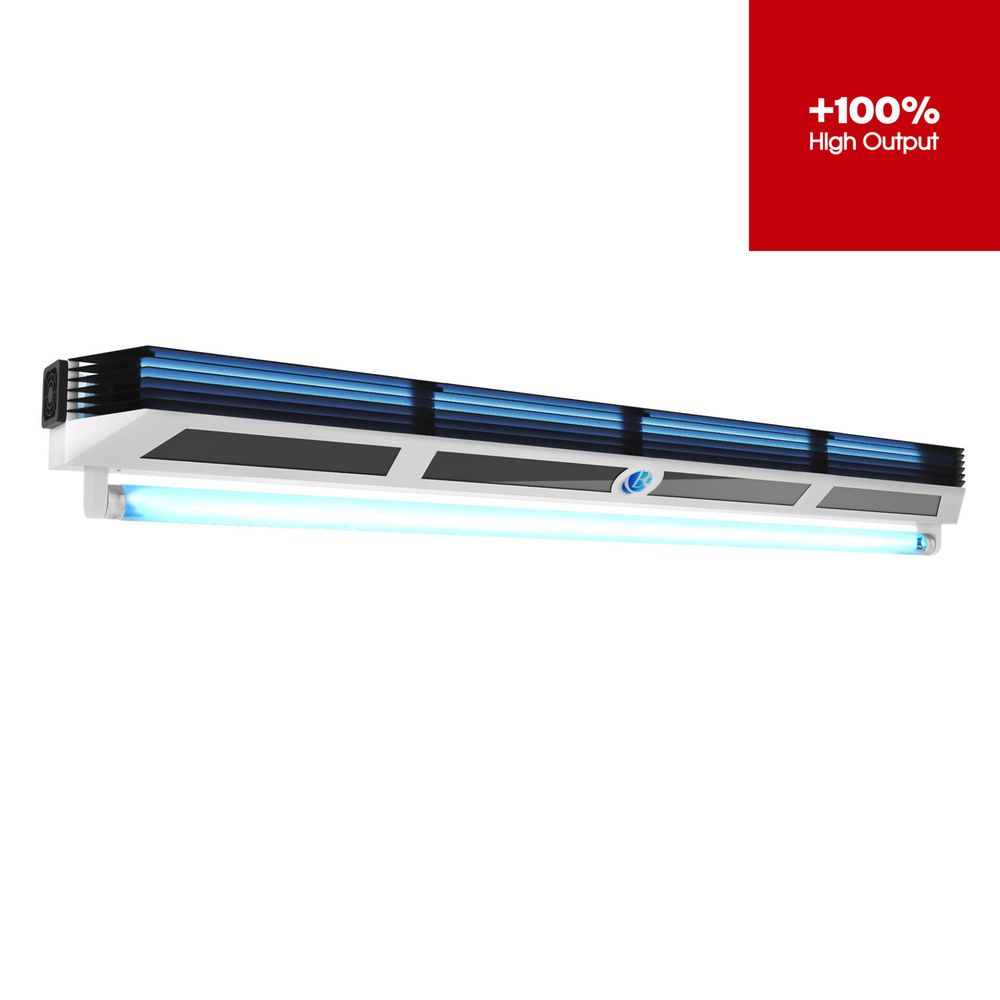 Экранированный облучатель с жалюзи BactoSfera Ekran Jalousie 55x2 FAN +100%