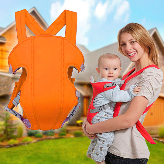 Слінг-рюкзак (носилка) кенгуру для дитини Babby Carriers помаранчевий