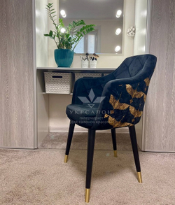 Стульчик мастера  Leganza velor на ножках