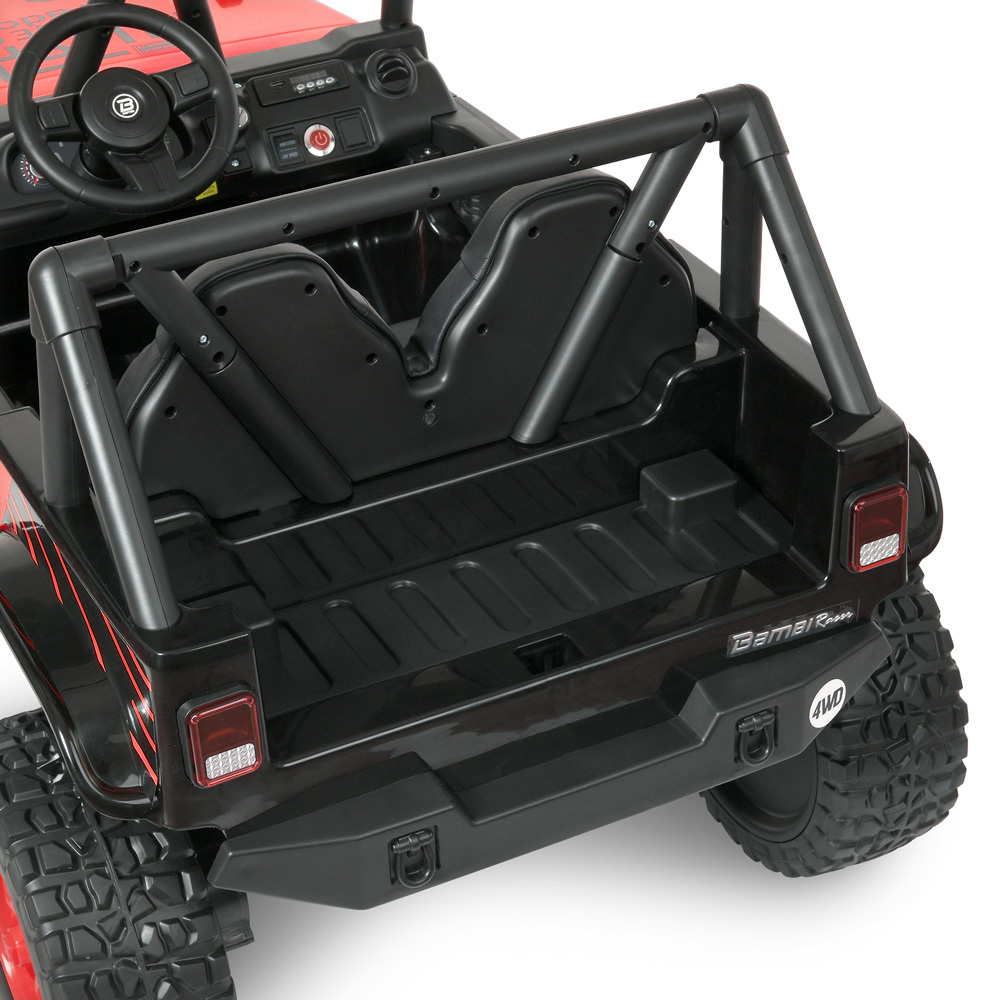 Дитячий електромобіль позашляховик Jeep 4WD M 4878EBLR (24V)