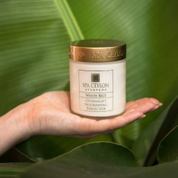 Ночной питательный крем для сухой и чувствительной кожи Белый рис 200 г, SPA Ceylon