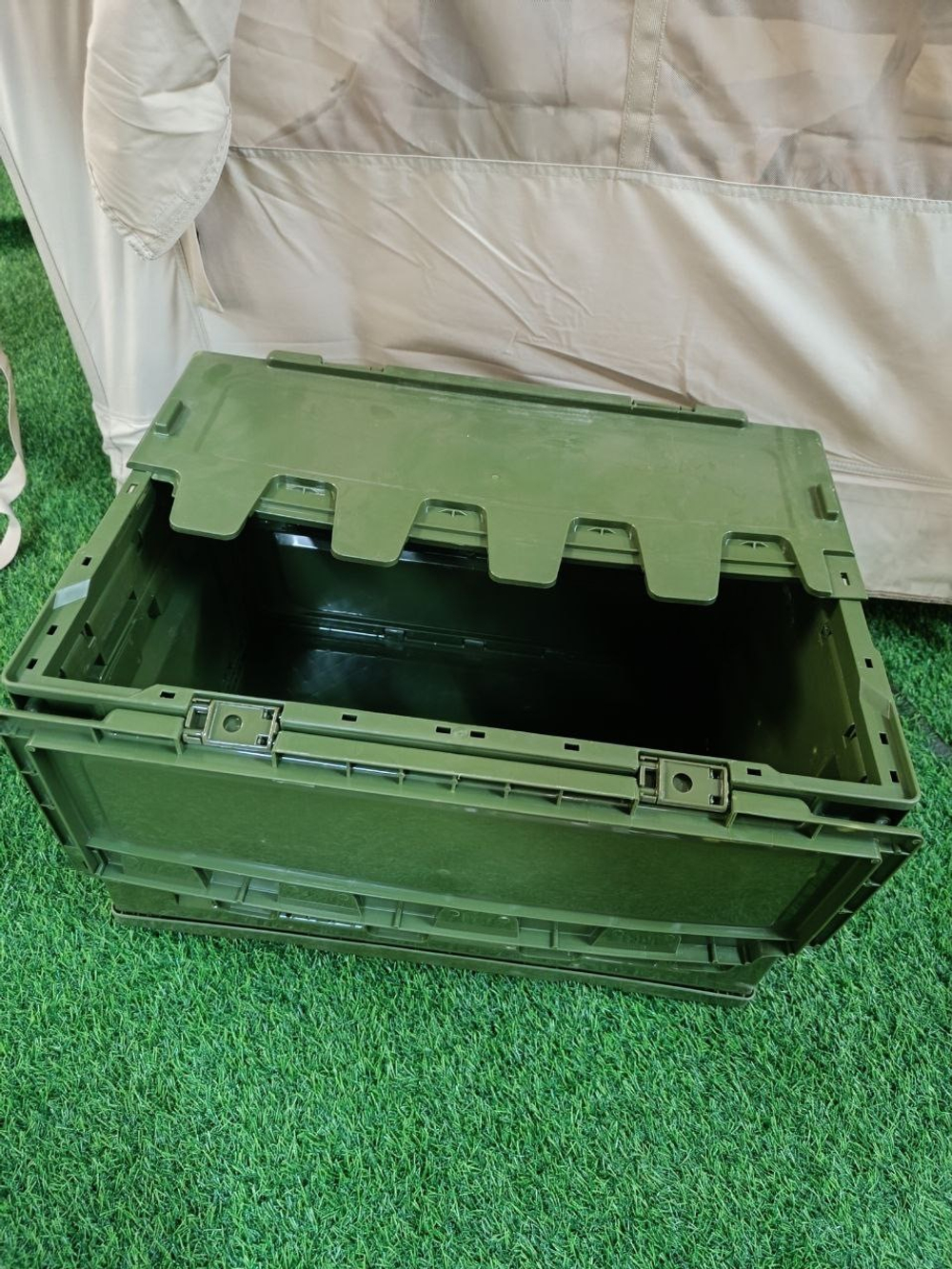 Ящик походный зеленый 50 литров