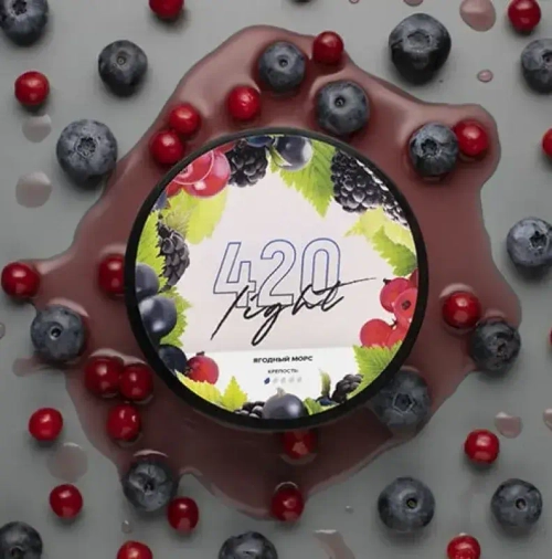 Табак 420 Light Ягодный Морс 100г