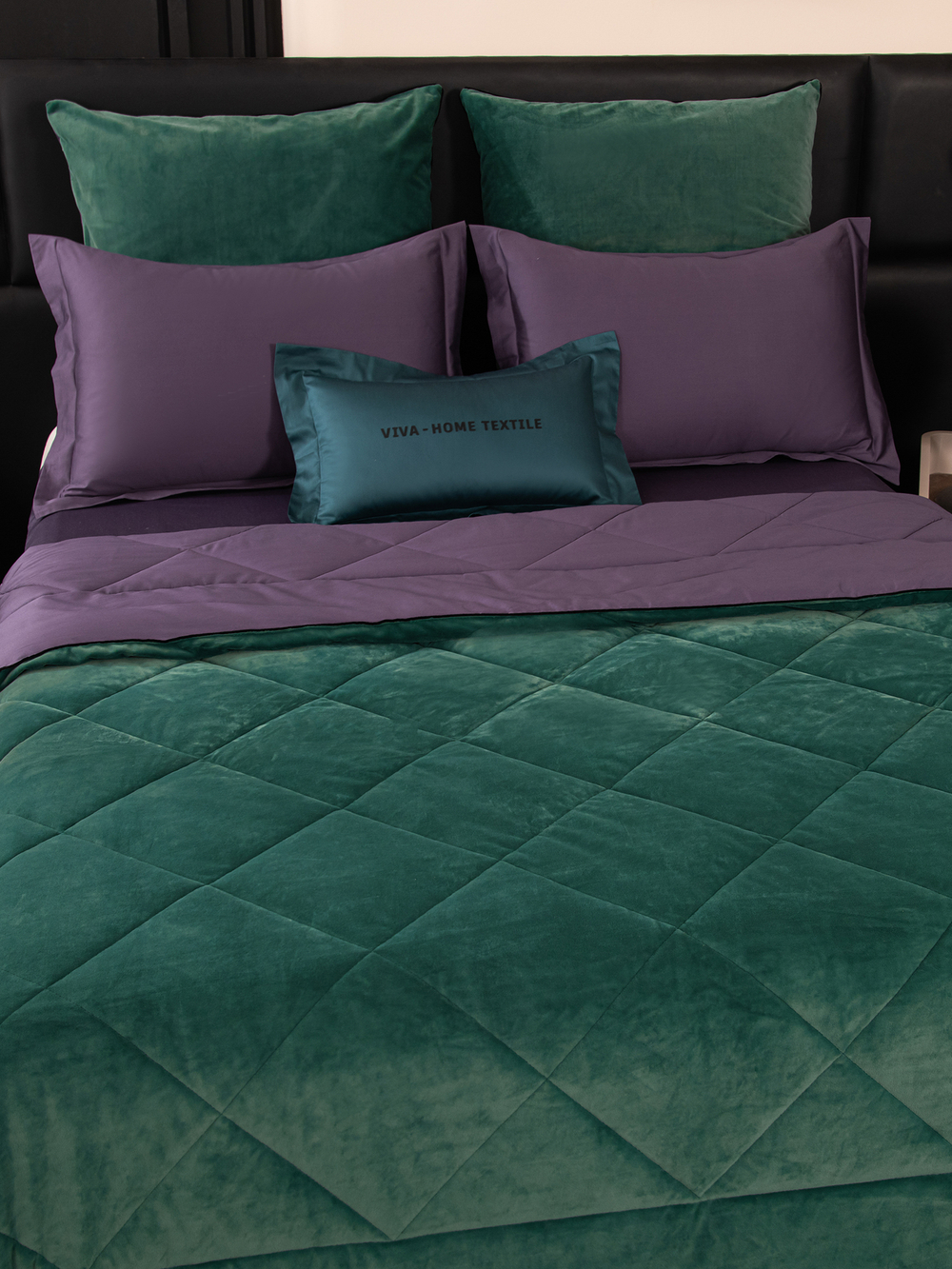 Комплект постельного белья Сатин Velvet Premium с Одеялом VP005