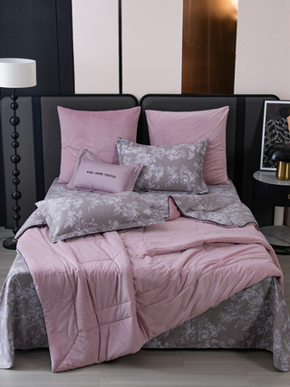 Комплект постельного белья Сатин Velouria Luxe с Одеялом VL012