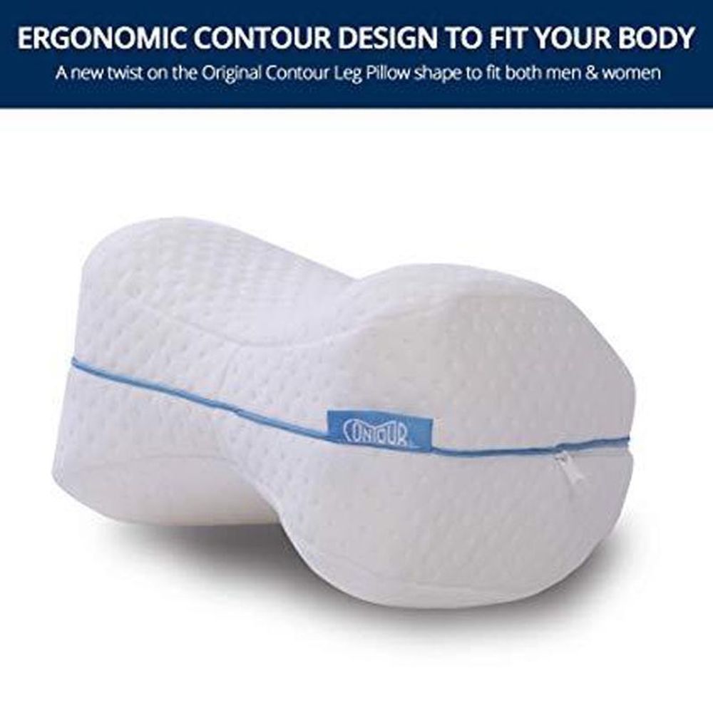 Подушка ортопедична для ніг Contour Leg Pillow NEW з ефектом пам'яті